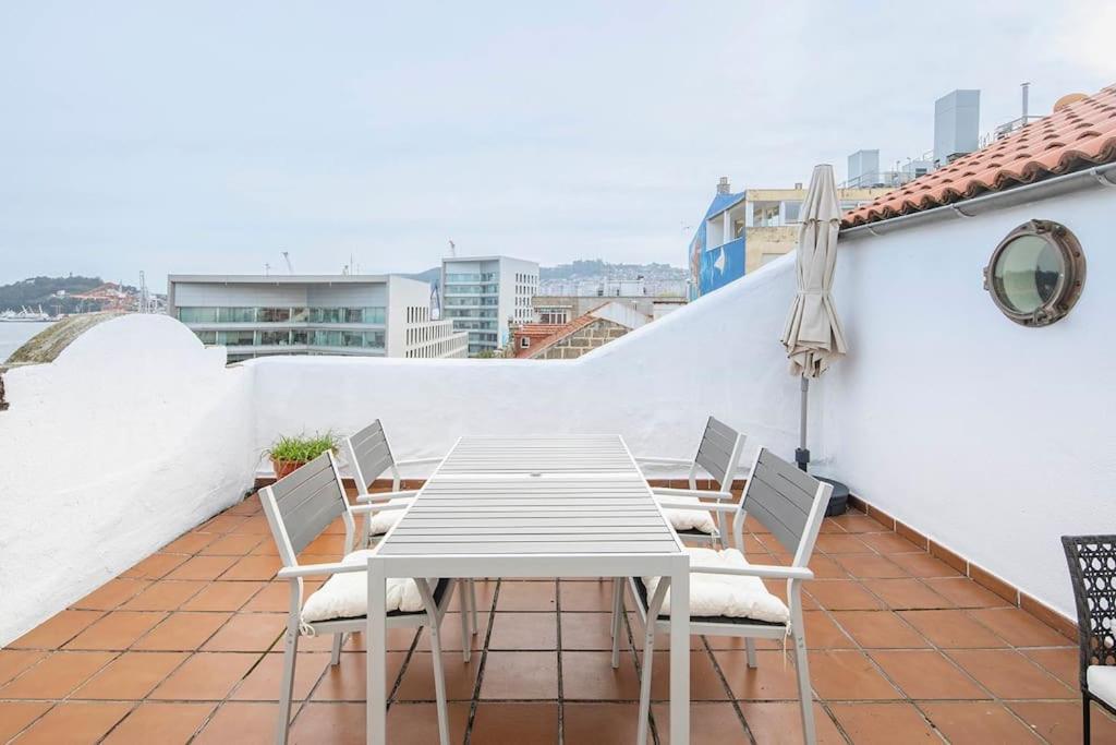 Centrico Atico Frente Al Mar Vigo Exterior foto